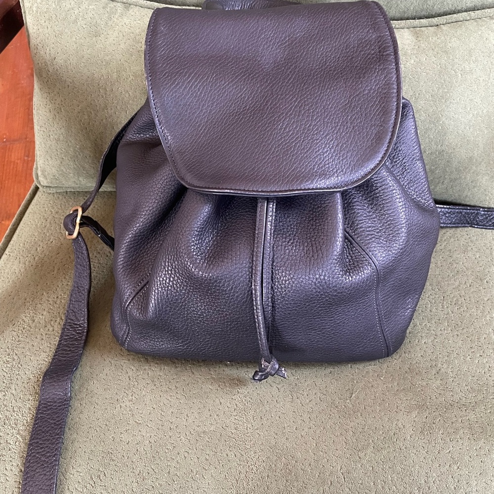 Coach Pebble Leather Backpack